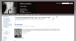 Desktop Screenshot of bekkerviolins.com
